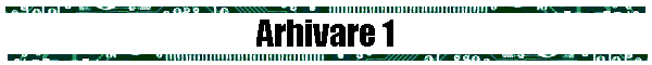 Arhivare 1